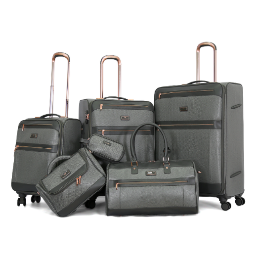 Victoria Trolley Bags 3 pcs set Spinners Luggage+shoulder bag+make up bag+money& cards bag.